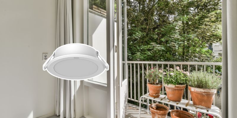 đèn âm trần ban công, hành lang Bắc Ninh