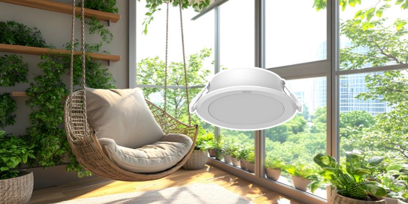 đèn âm trần ban công, hành lang Hải Phòng