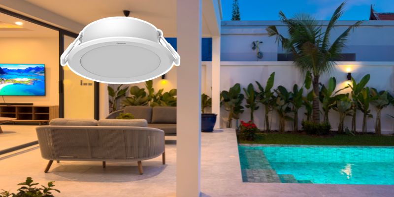 Đơn vị mua đèn âm trần lắp đặt ban công, hành lang Lai Châu