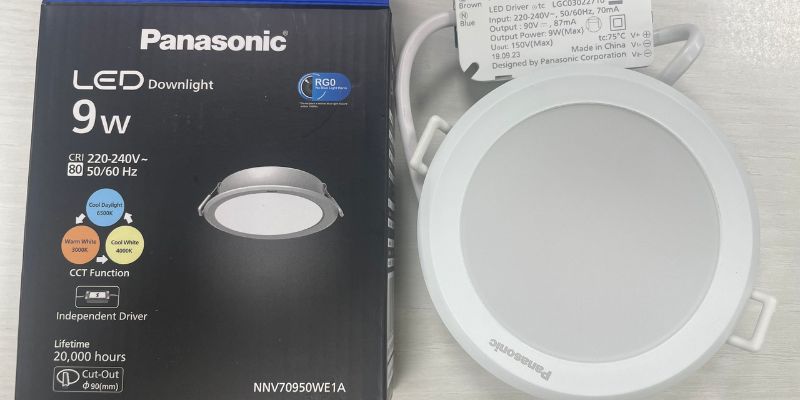 Downlight Panasonic là dòng đèn âm trần nên tham khảo